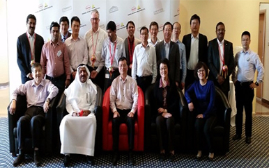 Invited by Henkel Dubai Company, a delegation of experts and consultants was led to Dubai for techni