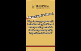 why do many projects still leak after using traditional waterproofing materials that have passed quality inspections in the end ?